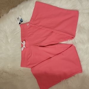 Soffe neon pink low rise track pant sweats drawstring waist Junior Medium NEW…